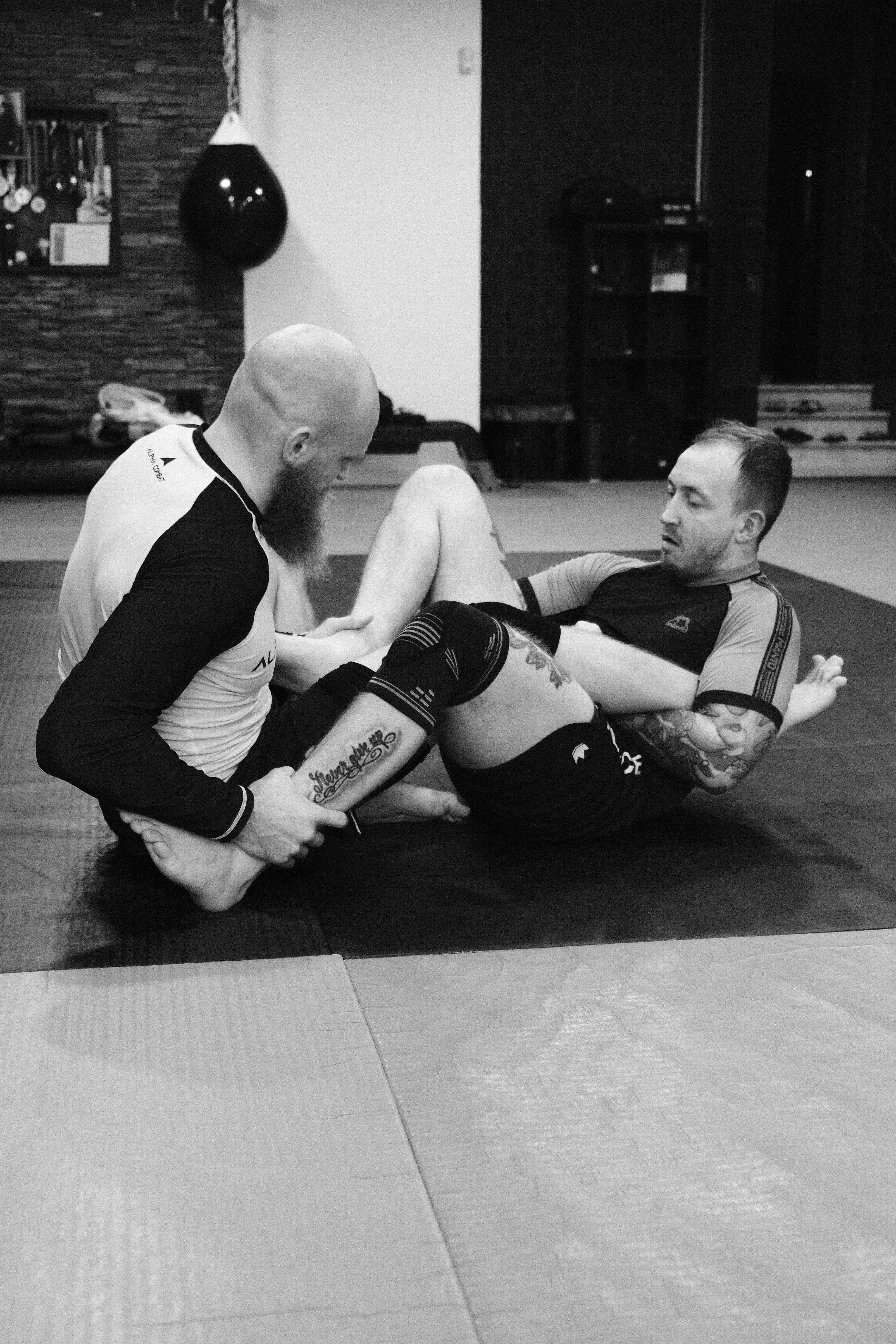 Ground work and guard play at Grapplers Collective Lisbon